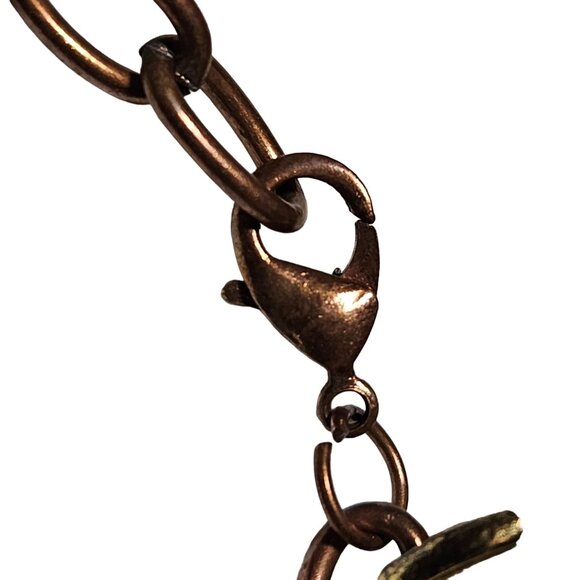 Seashell Teddy Bear Rose Charm Bracelet Copper Chain Beach Fashion Jewelry Women - Picture 7 of 8